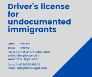 Drivers Liecnce for undocumented immigrants